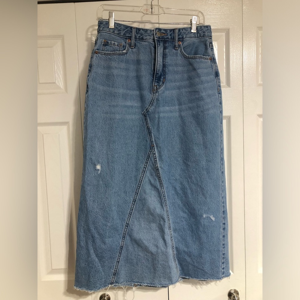 Denim Maxi Skirt